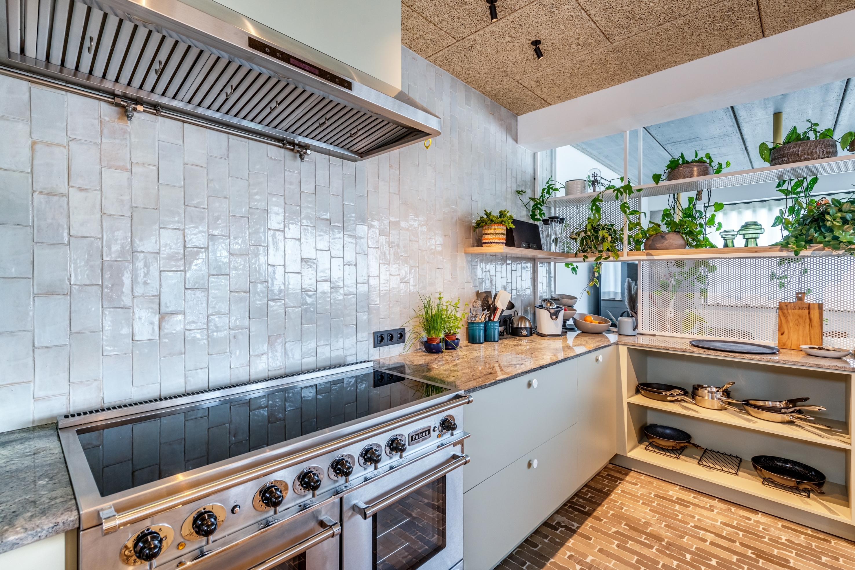 Decoratieve tegels in keuken
